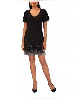 MSK
Plus Size Beaded Shift Dress
